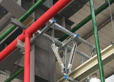 西平该抗震支架的整体式支吊架结构协调性好